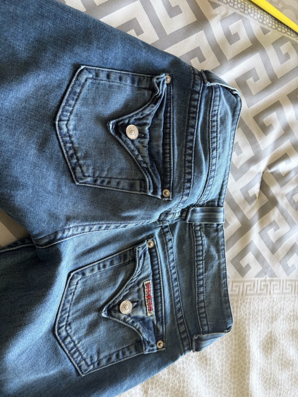 Hudson Jeans Medium Blue Flare Women's Denim - Picture 4 of 4
